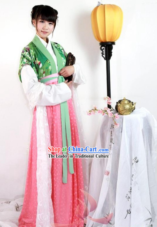 Traditional Chinese Han Clothing for Girls