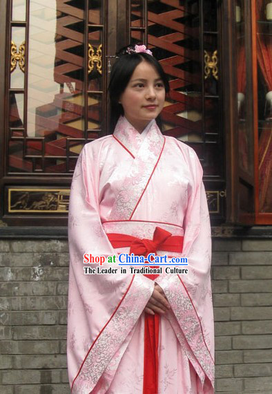 Chinese Standard Hanfu Garment Clothing Complete Set for Women
