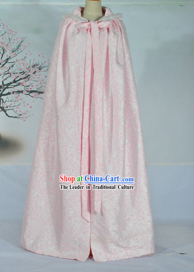 Ancient Chinese Pink Lady Cape Clothes