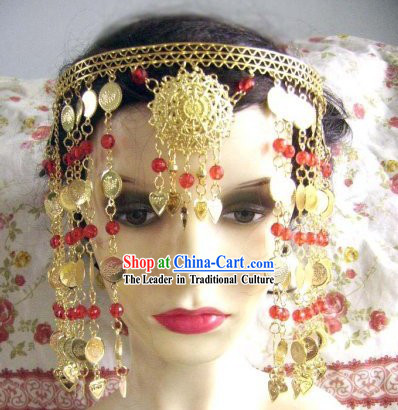 Chinese Classic Golden Tassels Hanging Hair Accessories