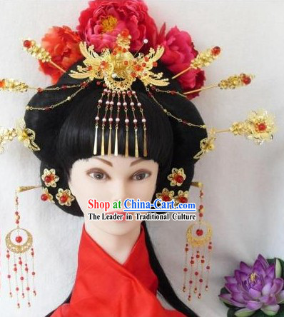 Ancient Chinese Handmade Empress Hair Accessories Complete Set