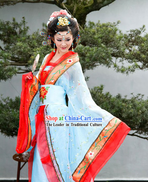 Ancient Chinese Tang Dynasty Imperial Lady Costume for Women