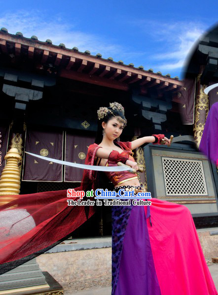 Ancient Chinese Film Swordswoman Costume
