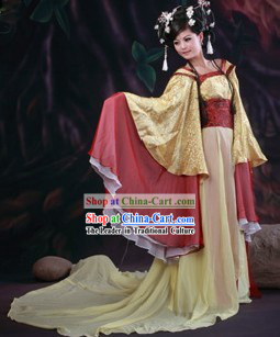 Ancient Chinese Wide Sleeve Princess Costumes
