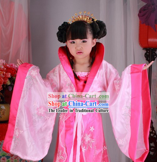Ancient Chinese Han Dynasty Clothing for Children