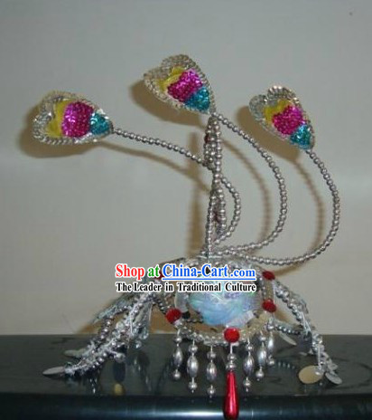 Chinese Classical Peacock Dance Headpiece