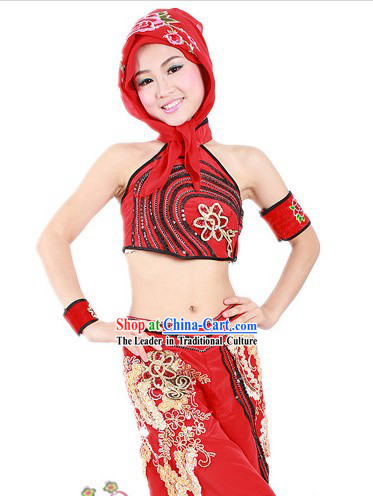 Traditional Chinese Festival Lantern Dance Costumes for Women