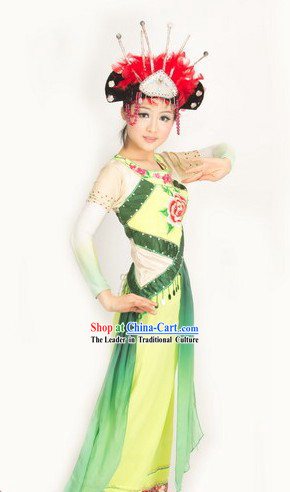Traditional Chinese Qiang Ethnic Costumes for Women