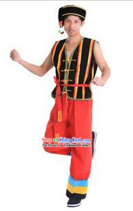 Traditional Chinese Ethnic Minority Costumes and Accessories for Men