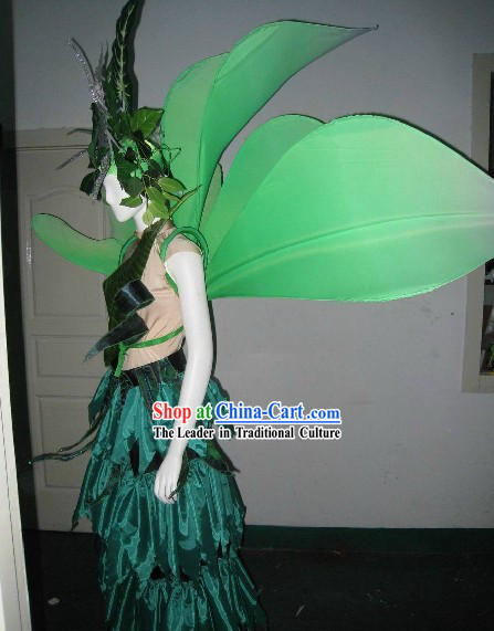 Forest Angel Model Costumes and Headdress Complete Set