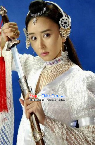 Traditional Ancient Chinese Princess Headdress Set