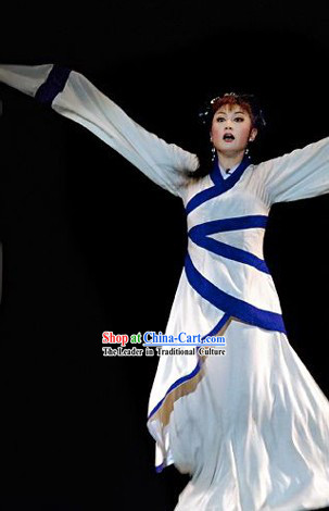 Long Shuixiu Stage Performance Costumes Complete Set for Women