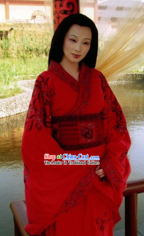 Chinese Han Dynasty Traditional Clothing for Women