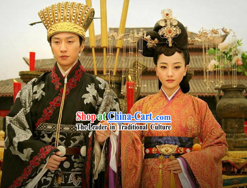 Ancient Chinese Bridal Hat and Hair Styles for Men and Women