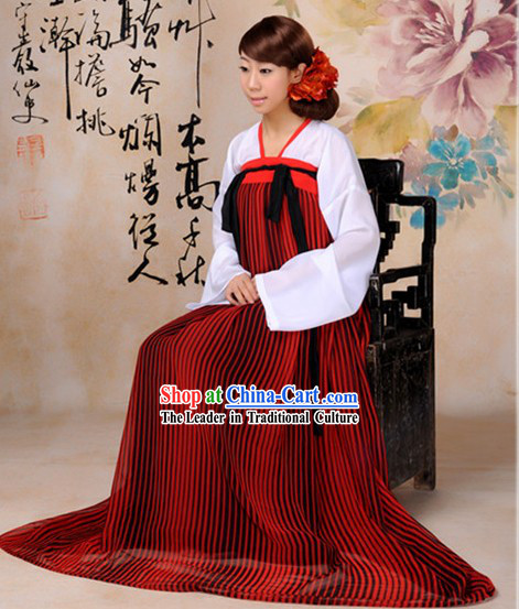 Ancient Chinese Tang Dynasty Time Robe for Girls