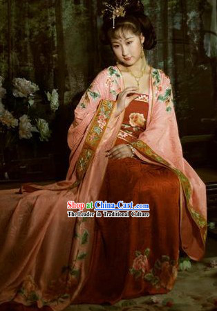 Tang Dynasty Chinese Princess Imperial Clothes Suit for Women