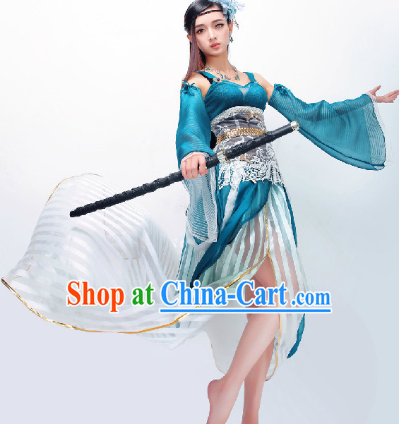 Chinese Blue Princess Cosplay Costumes