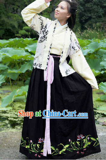 Ancient China Han Fu Suit for Girls