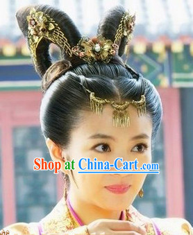Ancient Chinese Princess Headwear and Wig