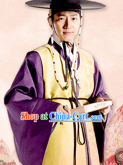 Korean Traditional Palace Official Male Costumes
