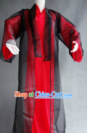 Black and Red Classical Dancing Costumes for Men