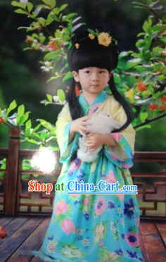 Chinese Traditional Hanfu Dresses for Kids