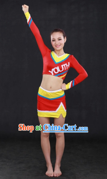 Modern Cheerleader Dance Costumes Complete Set