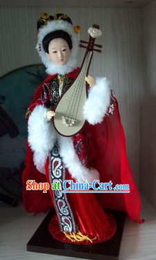 Handmade Beijing Silk Figurine Doll - Ancient Chinese Beauty 3