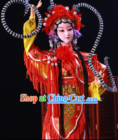 Handmade Traditional Chinese Silk Figurine - Shuangyang Princess