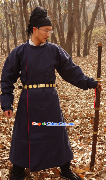 Ancient Tang Dynasty Hanzhuang Yuanlingshan Attire for Men