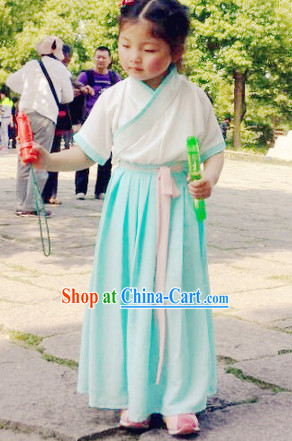Made-to-measure Han Dynasty Traditional Clothes for Kids