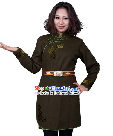 Traditional Chinese Mongolian Long Dresses for Women