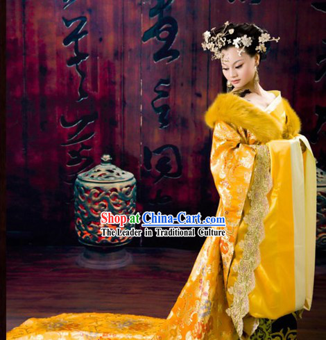 Traditional Chinese Royal Empress Costumes Complete Set