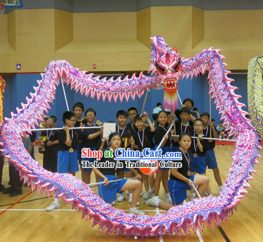 Elementary School Students Luminous Dragon Dance Equipment Complete Set