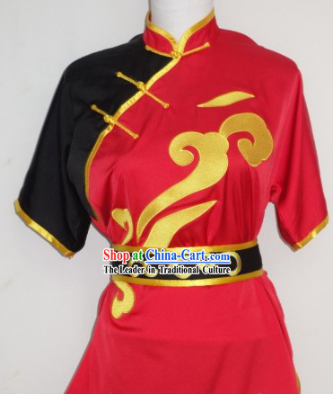 Mandarin Collar Kung Fu Dress Shirt Pants Uniform Complete Set