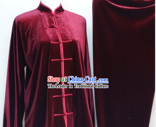 Wholesale Pleuche Kungfu Uniform