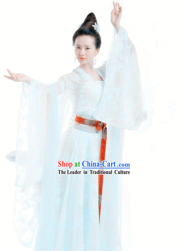Ancient Chinese Xuan Yuan Sword TV Drama Yu Er Costumes Complete Set
