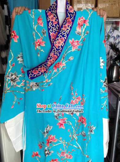 Traditional Chinese Silk Hands Embroidered Robe