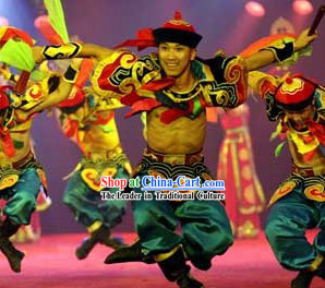 Mongolian Chopsticks Dance Costumes for Both Student and Professional Dancers