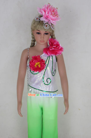 Professional Stage Performance Flower Dancing Costumes