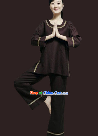 Top Comfortable East Widsom Meditation Yoga Kung Fu Teacher Outfit