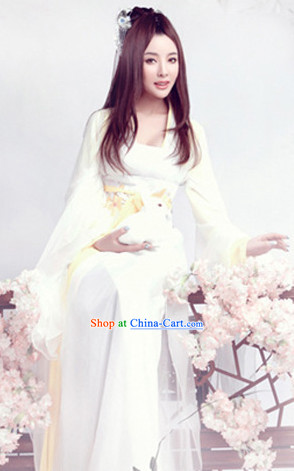 Pure White Classical Dancing Costumes