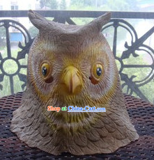 Stage Performance Owl Head Mask