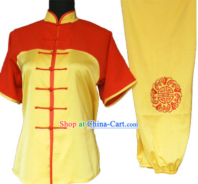 Professional Silk Short Sleeves Competition Costumes