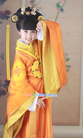 Ancient Chinese Imperial Court Costumes for Kids