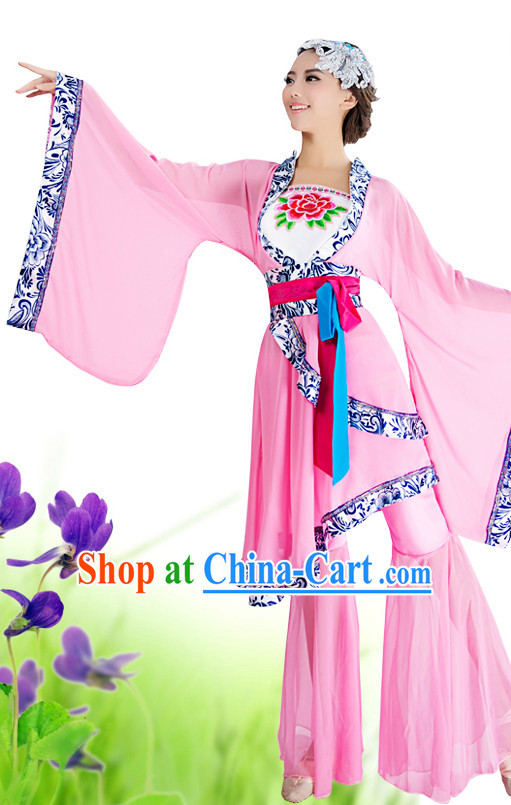 China Classical Dance Suit and Headwear for Women