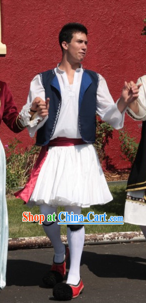 Traditional Boys Greek Costumes Complete Set