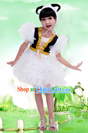 Chinese Spring Festival Celebration Sheep Dance Costumes for Students