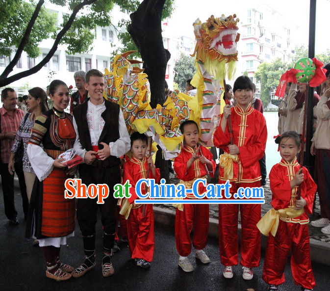 Chinese New Year Dragon Costume Complete Set for Kids