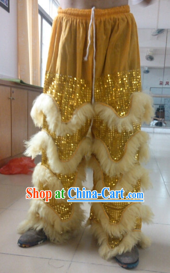 Professional Silk and Wool Lion Dance Pants